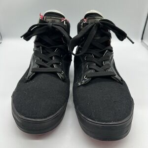 Shmack E4 Shoes Mens Size 10 Black High Top Synthetic Sneakers Casual Lace Up